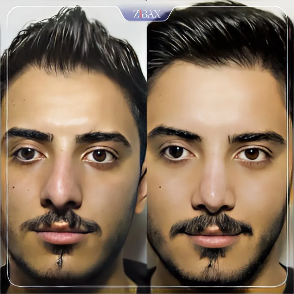 نمونه عمل جراحی بینی دکتر مسعود رادمان — تصویر 5