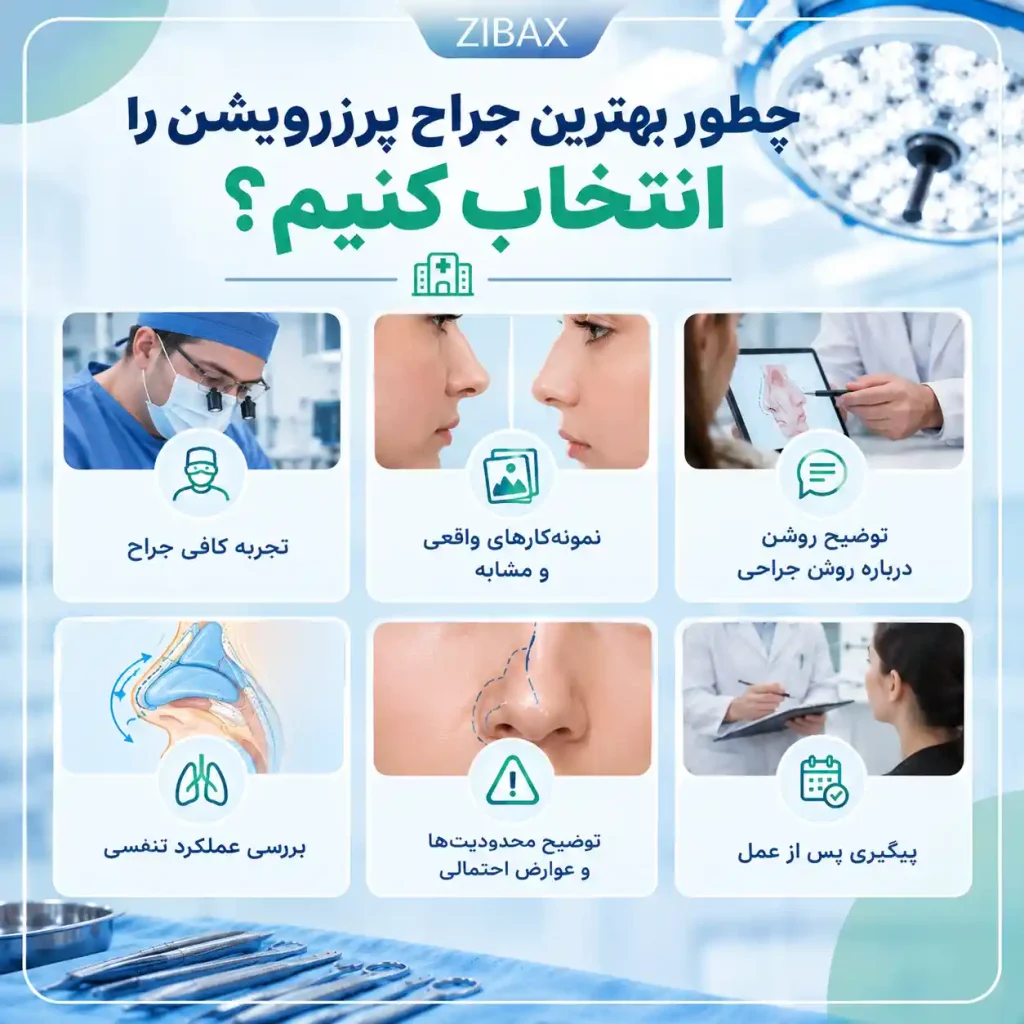 بهترین جراح پرزرویشن رینوپلاستی