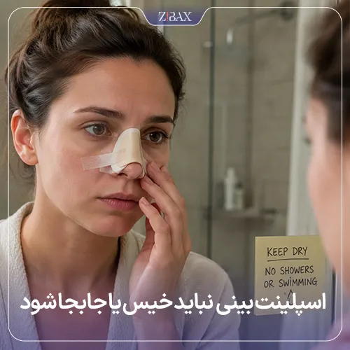 نحوه مراقبت از اسپلینت بینی بعد از جراحی