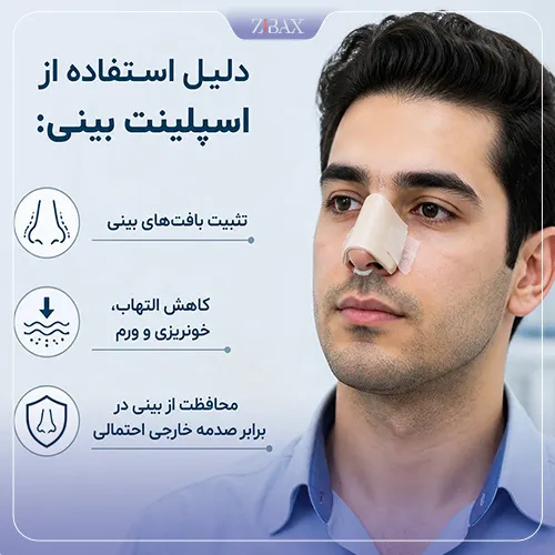 دلایل استفاده از اسپلینت بینی بعد از عمل
