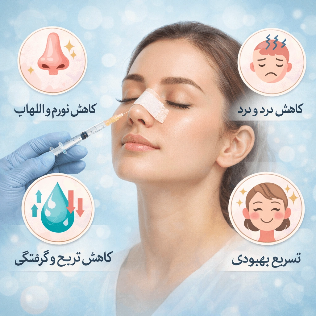 مزایای تزریق کورتون به بینی بعد از عمل؛ از کاهش درد گرفته تا کاهش ورم