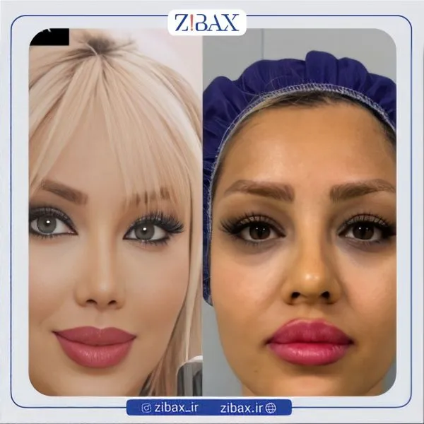 نمونه عمل جراحی بینی دکتر کامبیز پوریوسف — تصویر 12