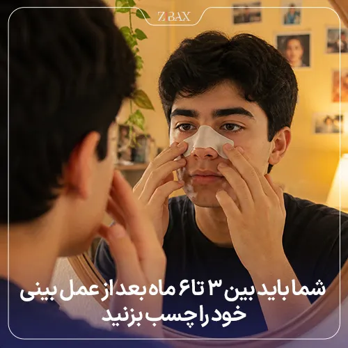 اهمیت چسب زدن بینی گوشتی بعد از عمل