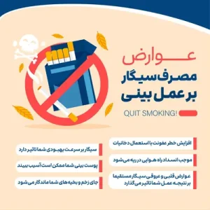عوارض سیگار بعد از عمل بینی